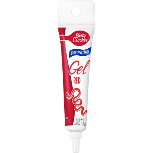 Betty Crocker Gel Decor RED, 0.68 OZ144