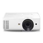 ViewSonic PA700W Proiettore, 4500 ANSI Lumen, WXGA 1280x800, Contrasto 12.500:1, Immagine fino a 300", HDMI x2, Correzione trapezoidale automatica +/-40°, Altoparlante 3W
