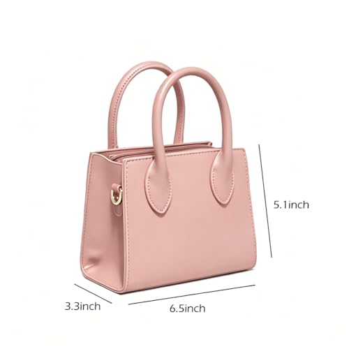 Image of Small crossbody tote bags for women faux leather cute clutch mini purses and handbags