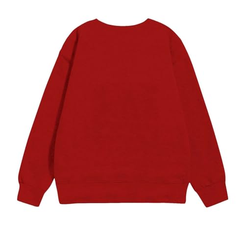 Kids Trendy Sweatshirts Teen Girls Boys Cute Star Print Pullover Tracksuit Tops Preppy Clothes Crewneck Long Sleeve3