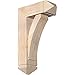 Ekena Millwork BKT0806X20X32THR03SDF Thorton Arts and Crafts Smooth Bracket w/Offset Brace, Douglas Fir