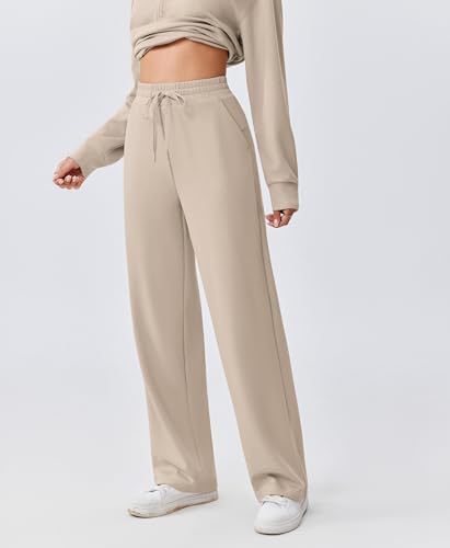 Image of PINSPARK 2 Piece Sets for Women 1 /2 Zip Sweatsuit Loose Fit Sweatshirt Straight Leg Pants 2026 Matching Outfit Fall Tracksuit