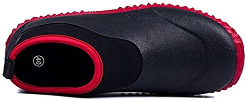 Image of TENGTA Unisex Waterproof Garden Shoes Womens Rain Boots Mens Car Wash Footwear