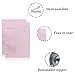 FERENLI 100Pcs Zipper Lock Self Seal Flat Pouch for Zip Aluminum Foil Lock Package Bag Coffee Food Storage Resealable Mylar Bags Heat Sealable Candy Reclosable Bags (8x12cm (3.1x4.7 inch), Pink)