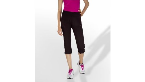 Image of Puma Women's Slim Fit Regular Pants Tights Trousers (50626905 Black Small)