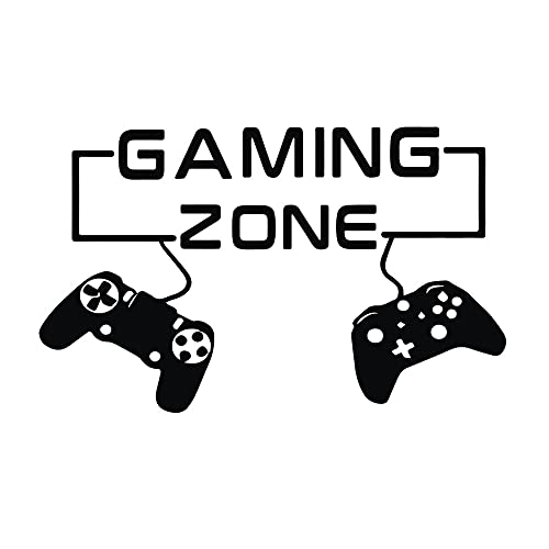 Vinilo decorativo gaming para pared fanquare negro miniatura 5