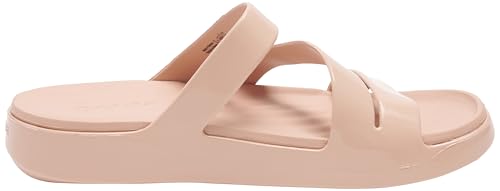 Crocs Women Slide,Getaway Patent Strappy,Pink Caramel,8 UK Women - Image 3