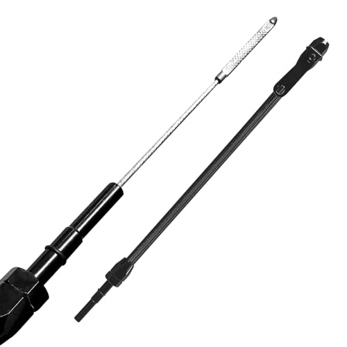 HAHAHA LS Truck 21.79inch Dipstick Compatible with LS Truck Flexible Oil Dipstick LSX LS1 LS2 LS2 LS6 4.8L 5.7L 6.0L 6.2L Black (Black) （21.79inch）