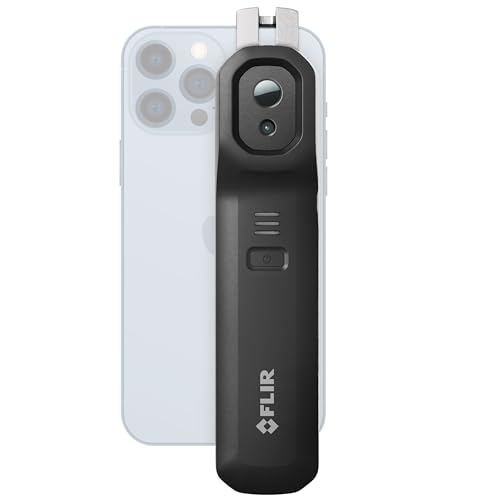 FLIR ONE EDGE – Bluetooth-Wärmebildkamera für Smartphones. Drahtlose Verbindung zum Gerät und kompatibel mit allen iOS- und Android-Telefonen.