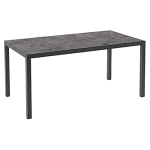 OUTLIV. Gartentisch Aluminium Glas-Keramik Anthrazit