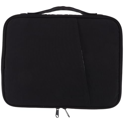 IMIKEYA Bolsa para Tableta de 108-11 Pulgadas con Asa Funda Portátil Ligera y Resistente Color Negro Estuche de Almacenamiento Adecuado para Viajes Trabajo y Escuela