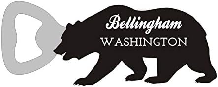 Bellingham Washington Camping Souvenir Bear Bottle Opener image 2