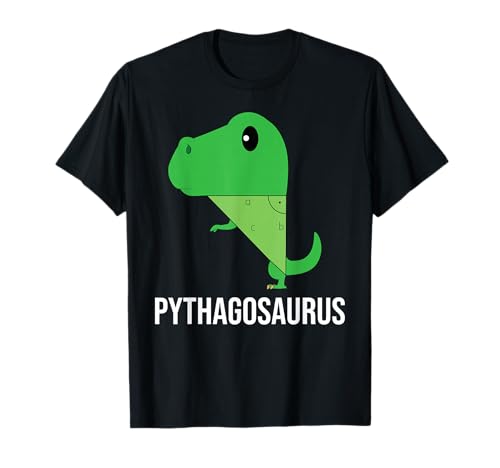 Pythagoras Formula Math Teacher Nerd T-Rex Dinosaur T-Shirt