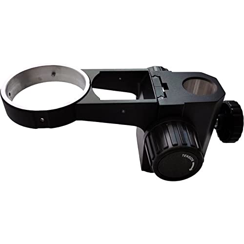 顕微鏡キット 76 ミリメートル顕微鏡フォーカシングラック調整可能な 32 ミリメートルブラケットヘッドフォーカスアームホルダー双眼三眼 Microscopio 顕微鏡レンズアダプター (Color : White)