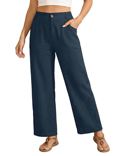 Pantalon en lin femme léger idéal pour vos journées de vacances