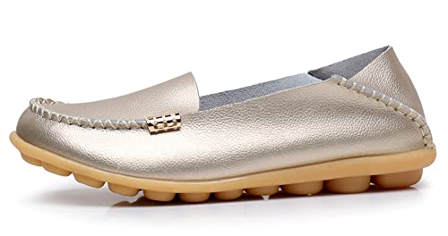 Image of VenusCelia Women's Natural Comfort 2 Walking Flat Loafer | Casual Shoes