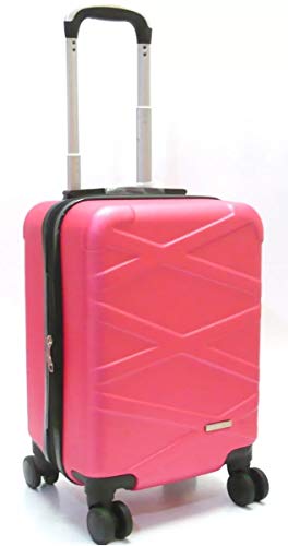Mala De Viagem Pequena Abs Slim Roncalli P Rodinhas Giro 360º Rosa