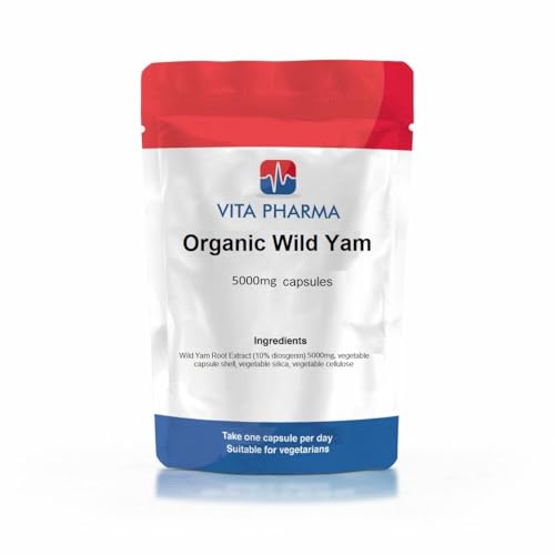 VITA PHARMA Organic Wild Yam 5000mg 30 Capsules