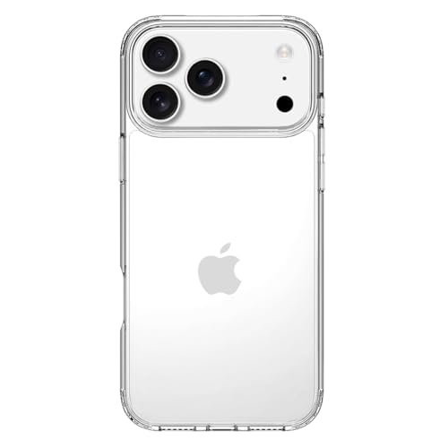 Coque rigide pour iPhone 17 Pro Max transparente anti-jaunissement et ultra résistante Sahara