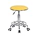 Stołek pracy Hydrauliczny obrotowy stolec 360 ° Walcowanie obrotowe Krzesło regulowane Wysokość Wygodna poduszka do piękna salonu (żółta, można zamówić w luzie)