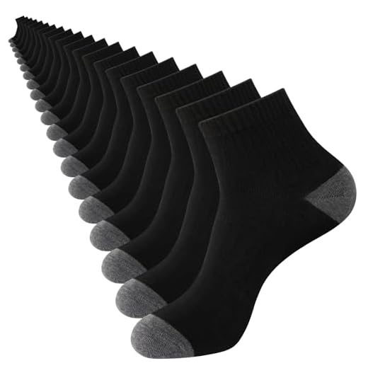 EverKnits 20 Pairs Ankle Socks For Men - Mens Socks Size 8-12/12-16 Thin Casual Bulk Socks