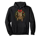 Funny Tabby Cat lover Festive Christmas Animal