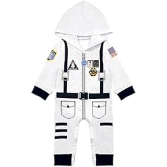 White Astronaut Bodysuit - Long Sleeve