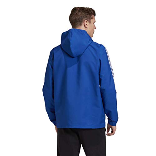 Image of adidas Male Essentials 3-Stripes Woven Windbreaker, Team Royal Blue /White , L