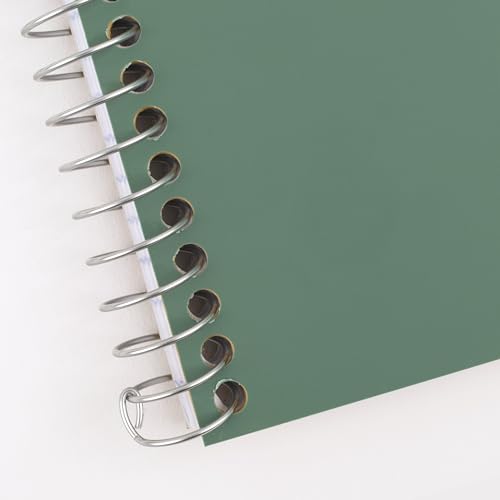 Image of Five Star Spiral Notebook, 2 Subject, College Ruled Paper, 6 inch x 9-1 /2 inch, 80 Sheets, Fights Ink Bleed, Water Resistant Cover, Seaglass Green (840029CH1-ECM) (Pack of 12)