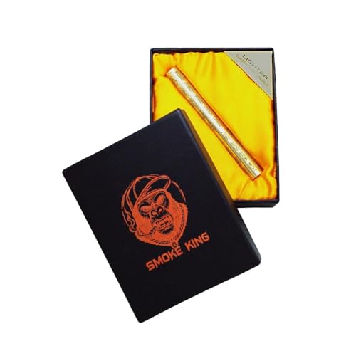 Image of Smoke King Mini Creative Engraved Vintage Lighter for Men, Nunchaku Design Refillable (Fuel Not Included)