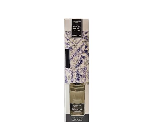 HOPIFICIO Firenze Tuscan Secret Garden Collection Reed Diffuser 8.45 fl. oz Made in Italy (Lavender)