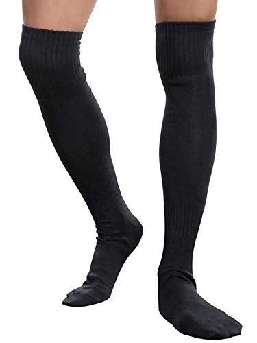 Long High Over Knee Mens Soccer Basketball Athletic Socks Dry Fast,Medium