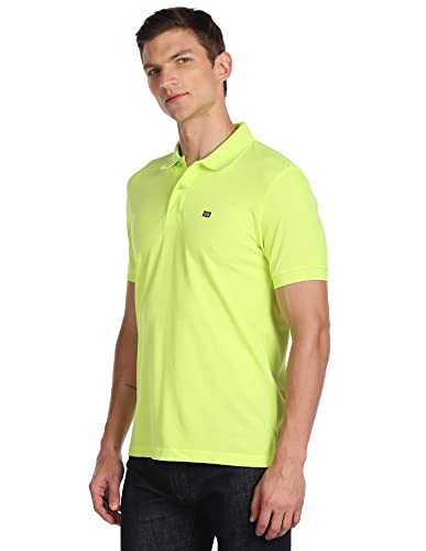 Image of Arrow Sport Solid Polo T-Shirt for Men - Regular Fit, Cotton Half Sleeves Mens Tshirt