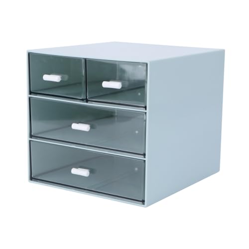 Boîte de rangement pour tiroir et bureau multifonctionnelle en plastique compact - 2