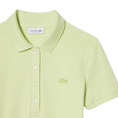 Image of Lacoste Women's Slim Fit Stretch Petit Pique Polo Dress