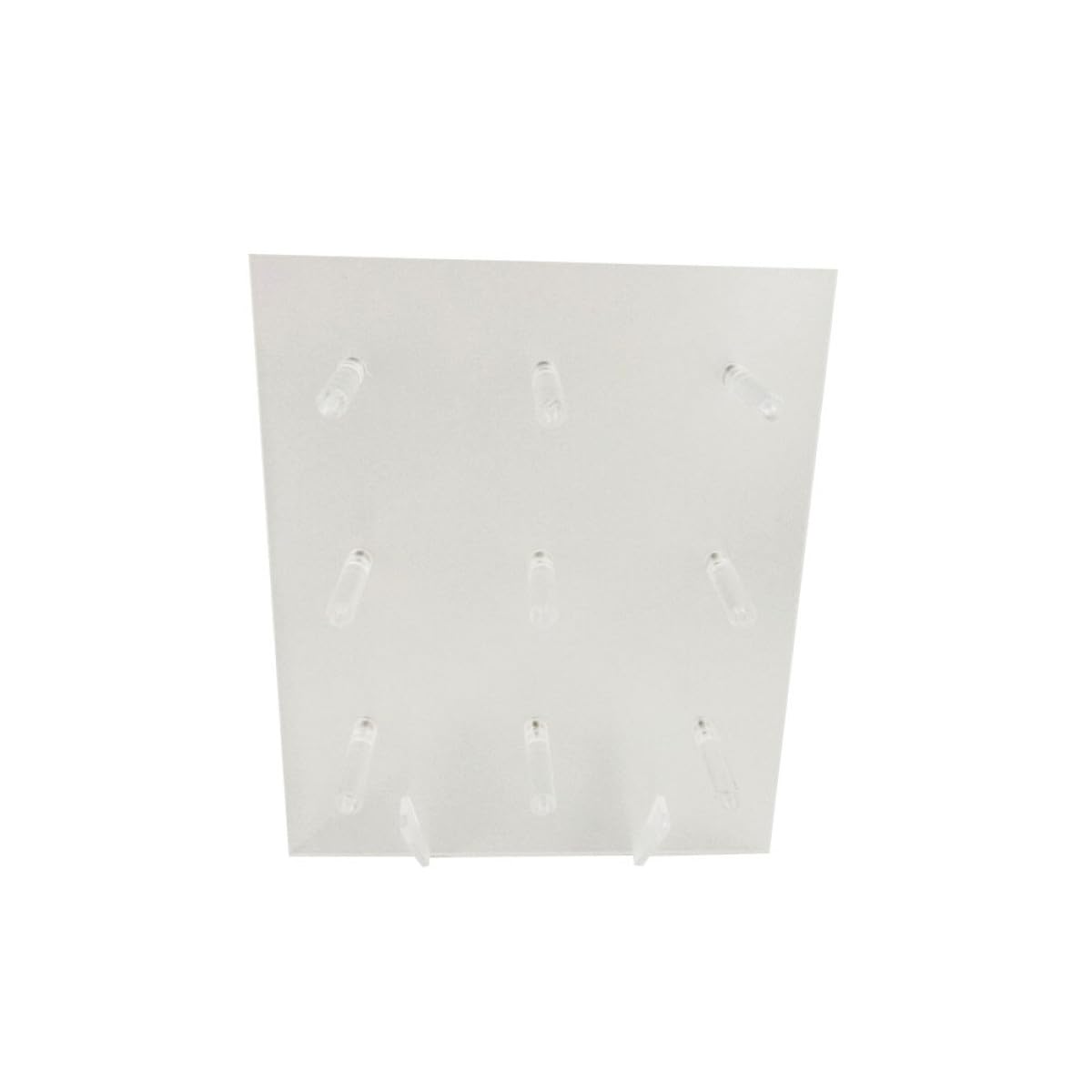 Présentoir à beignets acrylique blanc support vertical fêtes