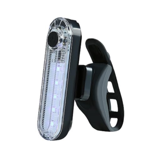 バイクライト 防水 ライディングテールライト USB充電式 明るい 懐中電灯 4つモード LEDナイト IPX5防水 広角視覚設計 自転車ランプ 220MAバッテリー ロードバイクリアライト 7*2cm (ホワイト)