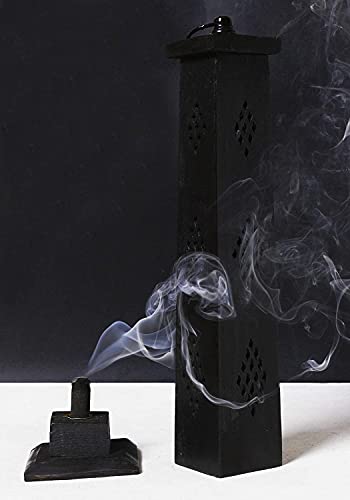 Porte-encens en bois artisanal de qualité pour temple zen - 4