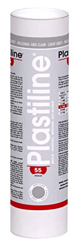 Tubo de plastilina gris claro 1655T para esculpir maquetas de alta precisión y modelar prototipos