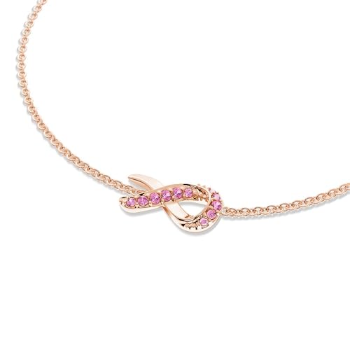 MSBLUE® Pink Ribbon Bracelet - Thoughtful Breast Cancer Gifts for Women, Sterling Silver with 14K Rose Gold Vermeil Finish & Elegant Gift Box3