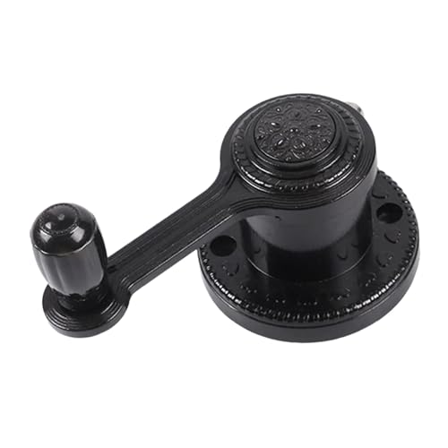 Yajuyi Accesorio para Percha de Ropa con Manivela, Repuestos para Tendedero de Ropa para Balcón, Pieza para Percha Elevadora de Ropa con Manivela, Negro, Individual