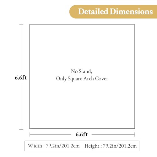Funda Nude Cuadrada para Arco 6.6FT x 6.6FT miniatura 7