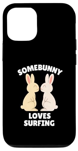 Somebunny Loves T[tB 킢 C[X^[ oj[ T[t@[ Mtg X}zP[X iPhone 12/12 Pro p
