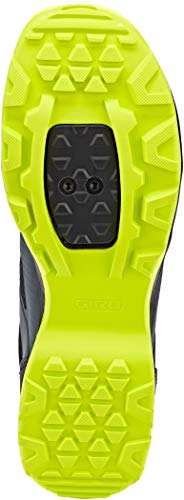 Image of Giro Gauge Men's Mountain Bike Shoe, Dark Shadow /Citron Green, US 14.5 / EU 49