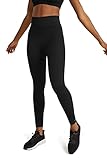 Nahtlos gearbeitete Leggings in elastischer Qualität mit strukturierten Partien und reflektierenden Details.