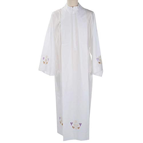 Holyart Alba Blanca en algodón Cáliz UVA Espiga, 135 cm (53 Inc.)