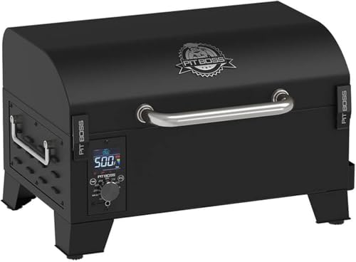 Pit Boss PB150PPG Table Top Wood Pellet Grill, Black -