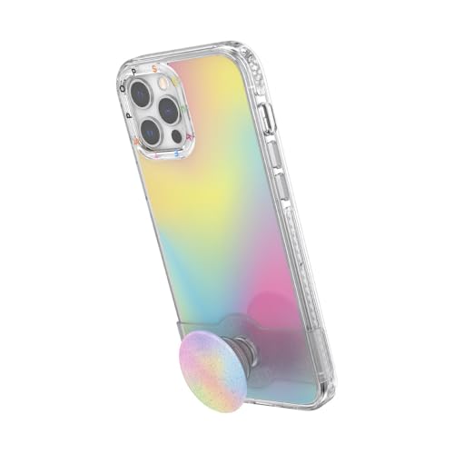 Coque iPhone 12 Pro Max PopSockets avec support de téléphone portable motif abstrait