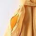 Hfyihgf Summer Cotton Linen Shirt Dresses for Women Elbow Sleeve Pleated Crew Neck High Waist Comfy Casual Long Maxi Dresses Yellow