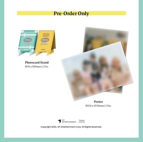 Mini Album Weeekly Bliss CD version Lights sans poster Genie Music